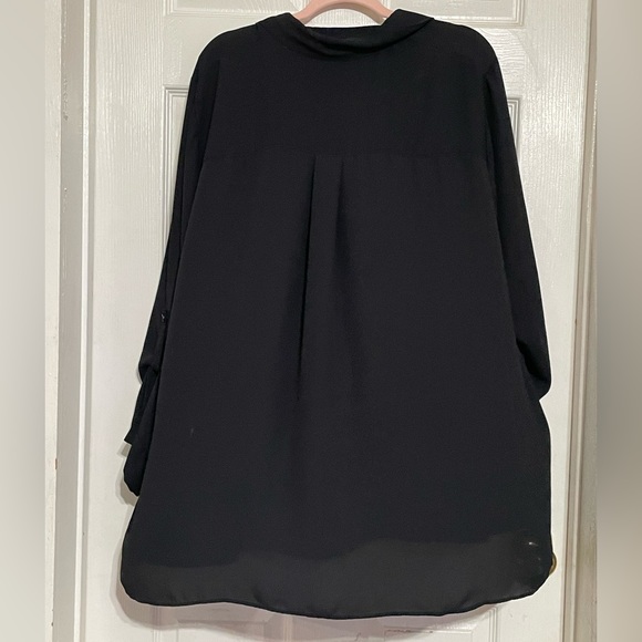 Lane Bryant 26/28 Sheer Tunic Top - Picture 2 of 4